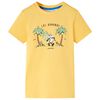 T-shirt infantil ocre-claro 116