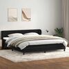 vidaXL Cama com molas colch&otilde;es 200x210 cm veludo preto