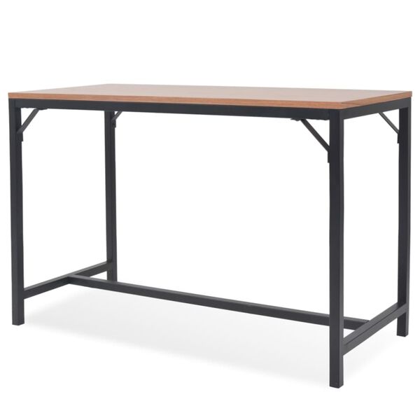 vidaXL Mesa consola em madeira de freixo 119x53x79 cm