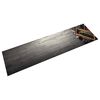 vidaXL Tapete de cozinha lav&aacute;vel 60x300 cm veludo padr&atilde;o garrafa vinho