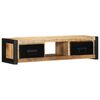 vidaXL M&oacute;vel de TV 100x30x25 cm madeira mangueira &aacute;spera maci&ccedil;a