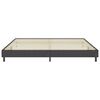 vidaXL Cama boxspring 200x200 cm tecido cinzento