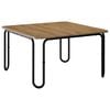 vidaXL Mesa de centro Carvalho Arttisan 100 x 100 x 45 cm