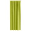 vidaXL Cortinas Blackout com Argolas 2 pcs Verde 245 x 140 cm