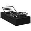 vidaXL Estrutura de Cama El&eacute;trica Ajust&aacute;vel Preto 200 x 100 x 33,5 cm