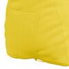 vidaXL Travesseiro para Costas Amarelo Claro 45 x 20 x 35 cm tecido