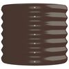 vidaXL Canteiro elevado jardim 152x40x36cm aço galvanizado castanho