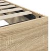 vidaXL Estrutura de Cama Ottoman Carvalho Sonoma 193 x 120 x 25 cm