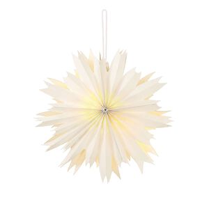 vidaXL Ilumina&ccedil;&atilde;o de Natal RAAHE 10 LED Branco quente 60 x 20 x 60 cm