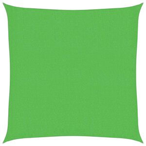 vidaXL Para-sol estilo vela 160 g/m&sup2; 2x2 m PEAD verde-claro