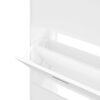 vidaXL Sapateira 63x24x147 cm derivados de madeira branco
