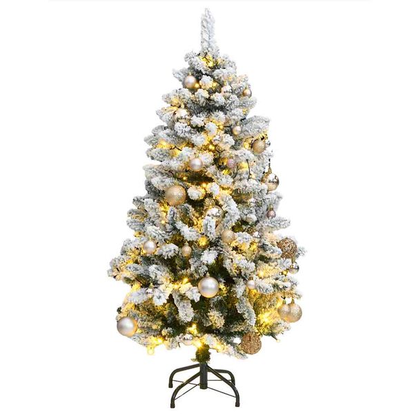 vidaXL &Aacute;rvore Natal artificial articulada c/ 150 luzes LED+bolas 150cm