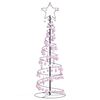 vidaXL &Aacute;rvore de Natal LED com Baubles 100 LEDs Branco Quente 150 cm