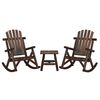 vidaXL 3 pcs conjunto lounge de jardim madeira de abeto maci&ccedil;a