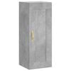 vidaXL Arm&aacute;rio de parede 34,5x34x90 cm derivados madeira cinza cimento