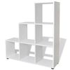 vidaXL Estante escada/prateleira 107 cm branco
