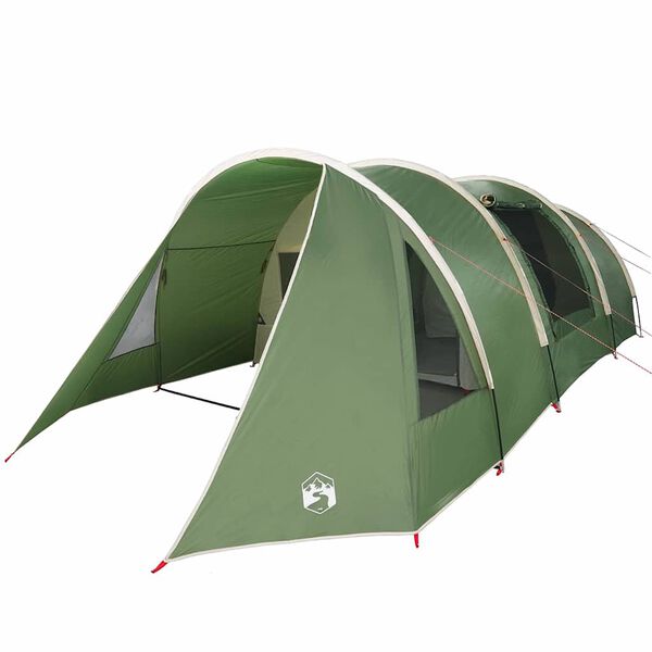vidaXL Tenda túnel com telhado Verde e Branco 778 x 356 x 210 cm