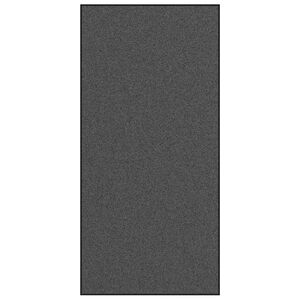 vidaXL Tapete de Entrada Outros Antracite e Preto 120 x 250 cm
