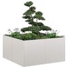 vidaXL Plantador 80x80x40 cm A&ccedil;o Inoxid&aacute;vel
