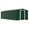 vidaXL Abrigo de jardim 257x580x181 cm metal verde