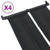 vidaXL Pain&eacute;is aquecedores solares de piscina 4 pcs 80x310 cm