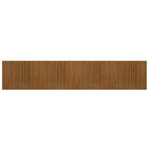 vidaXL Tapete retangular 80x400 cm bambu castanho