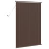 vidaXL Cortina Veneziana Marrom Escuro com Padr&atilde;o 150 x 90 cm PVC