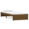 vidaXL Estrutura cama pequena solteiro 75x190 cm madeira castanho mel