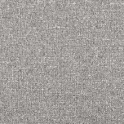 vidaXL Cama com molas/colchão 160x200 cm tecido cinzento-claro