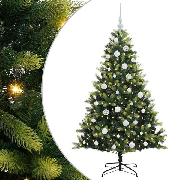 vidaXL &Aacute;rvore de Natal Artificial com Hastes Flex&iacute;veis 150 LEDs 150 cm
