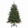 vidaXL &Aacute;rvore de Natal Artificial Verde 150 cm PVC, Metal e Pl&aacute;stico