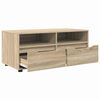 vidaXL Gabinete para TV com gaveta Carvalho Sonoma 100 x 48 x 43 cm
