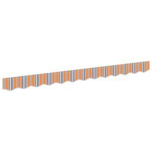vidaXL Substitui&ccedil;&atilde;o de Valance de Toldo Multicolor 2,5 m Poli&eacute;ster