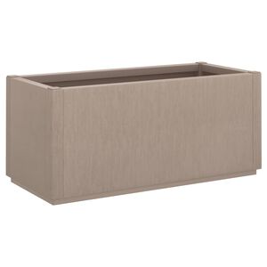 vidaXL Vaso/floreira 80x36x35 cm PP castanho-claro