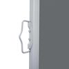 vidaXL Toldo lateral retrátil duplo para pátio 170x600 cm antracite