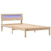 vidaXL Estrutura da Cama com cabeceira Castanho 75 x 190 cm