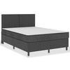 vidaXL Estrutura de cama boxspring 180x200 cm tecido cinzento