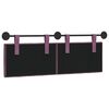 vidaXL Cabeceira Suspensa Roxo 150 x 55 x 7 cm Veludo