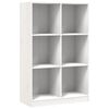 vidaXL Estante 70x33x110 cm madeira de pinho maci&ccedil;a branco