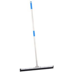 vidaXL Rodo de ch&atilde;o 55x122,5 cm a&ccedil;o e borracha