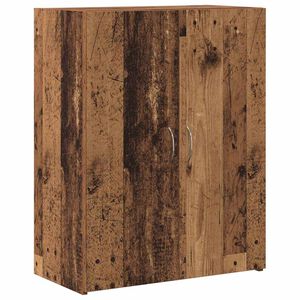 vidaXL Arm&aacute;rio de Escrit&oacute;rio Madeira antiga 70 x 32 x 77.5 cm