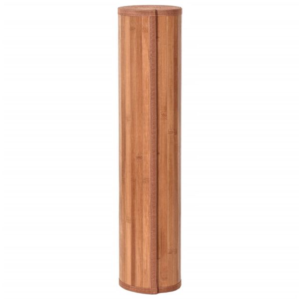 vidaXL Tapete retangular 60x1000 cm bambu castanho
