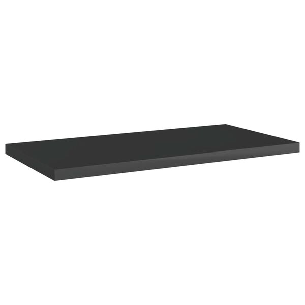 vidaXL Prateleiras para estante 8 pcs 40x20x1,5cm contraplacado preto