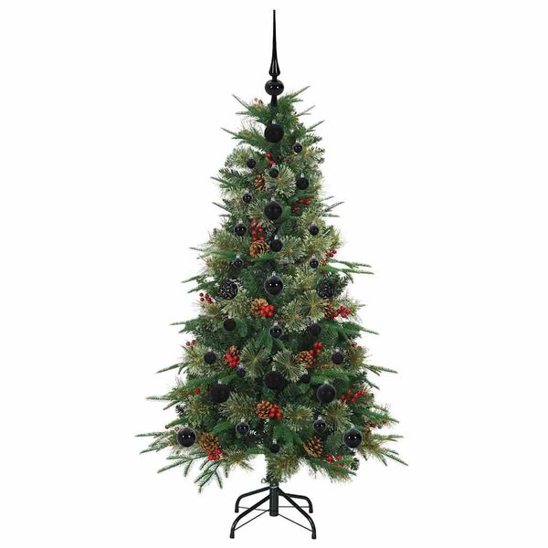 vidaXL &Aacute;rvore de Natal Articulada Artificial Verde 120 cm PE e PVC