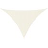 vidaXL Para-sol em tecido oxford triangular 3x4x5 m creme