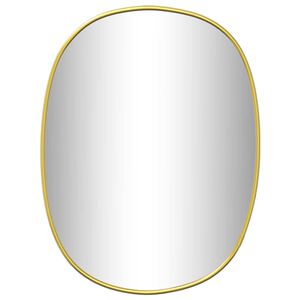 vidaXL Espelho de parede 30x25 cm dourado
