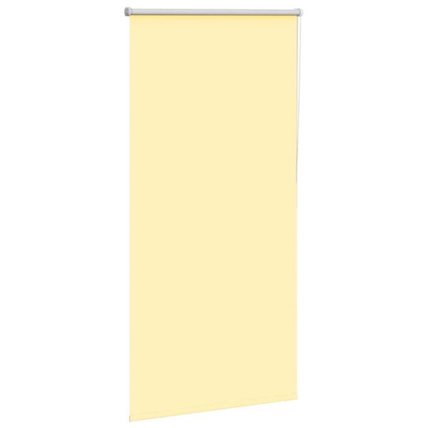 vidaXL Persiana de enrolar 85x130 cm largura tecido 80,7 cm poli&eacute;ster