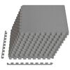 vidaXL Tapete de Fundo para Piscina 40 unid. Cinzento 14,4 m&sup2;