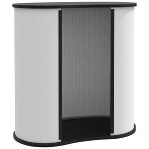 VidaXL Balc&atilde;o para feiras dobr&aacute;vel 90x48x93 cm derivados de madeira