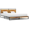 vidaXL Estrutura de cama 140x200 cm metal